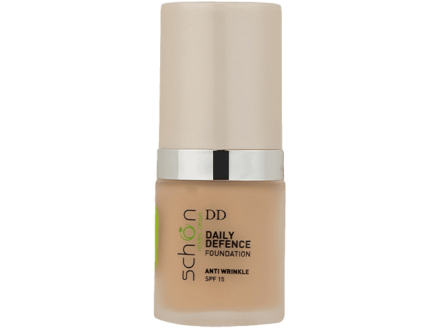 کرمپودر سرمی عاجی روشن NC10 با SPF 40، حاوی کلاژن، پایان طبیعی، حجم ۳۰ میلیلیتر، مناسب پوست بالغ و خشک