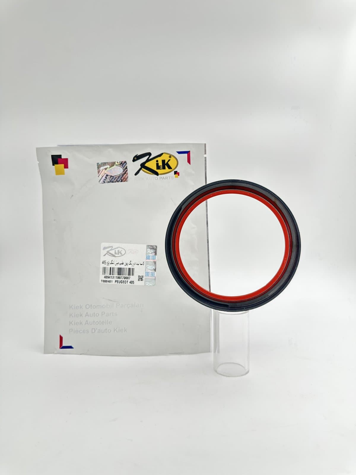 کاسه نمد عقب میل لنگ پهن دو رنگ Viton Acm پژو 405( 1800) 2